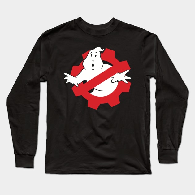 Ghostbusters Engineer Long Sleeve T-Shirt by strangeglowvideo